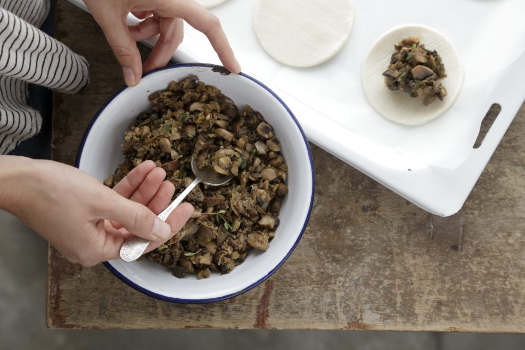 שלב שני - מאפה פטריות אישי