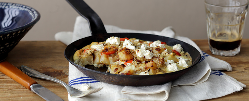 פריטטה ירקות וקוואקר