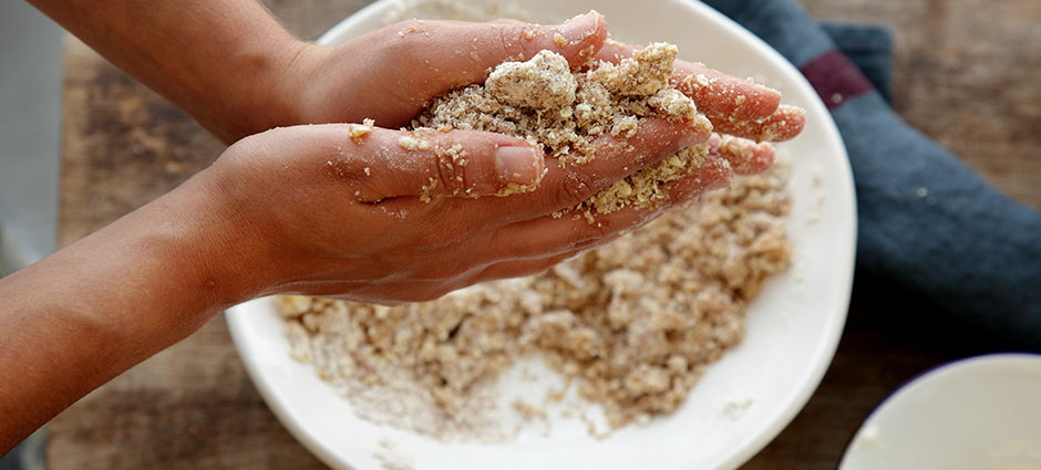 שלב ראשון - קראמבל תפוחים