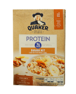 דייסת קוואקר מועשרת בחלבון בטעם בננה – אגוזים