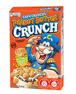 קוואקר קפטן קראנצ' חמאת בוטנים