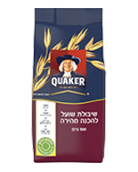 קוואקר שיבולת שועל בשקית להכנה מהירה