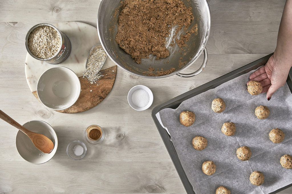 שלב רביעי - עוגיות גרנולה של יונית צוקרמן