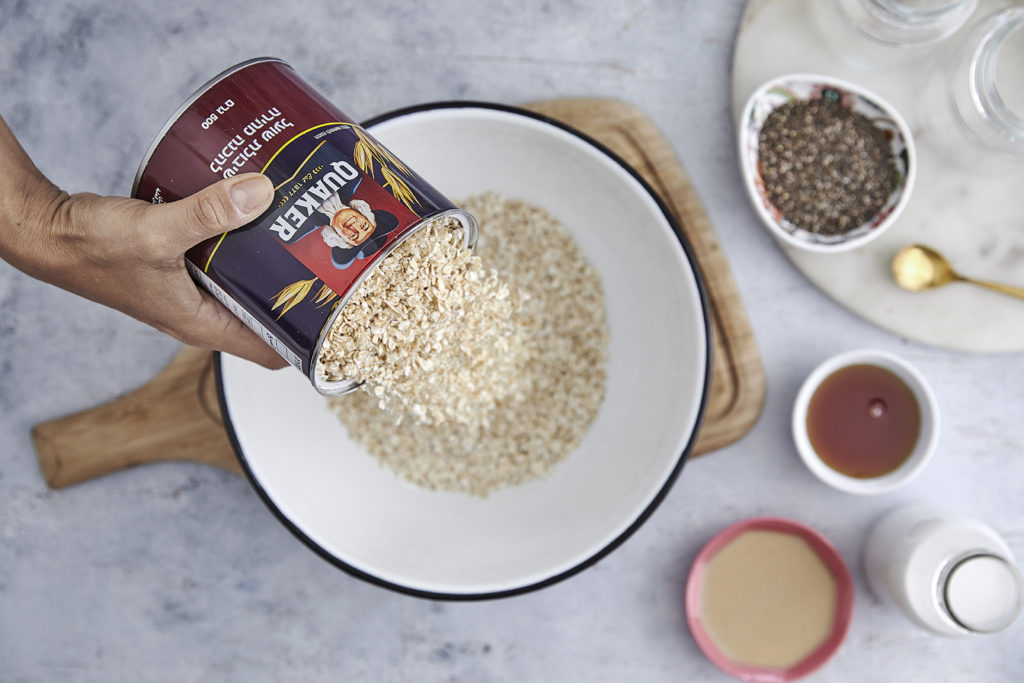 שלב ראשון  - פודינג קוואקר של קרוטית