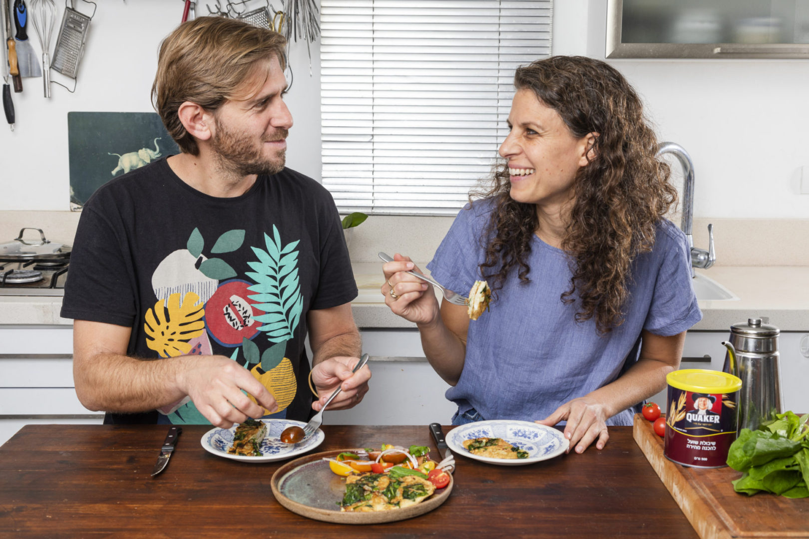 חביתת תרד וקוואקר