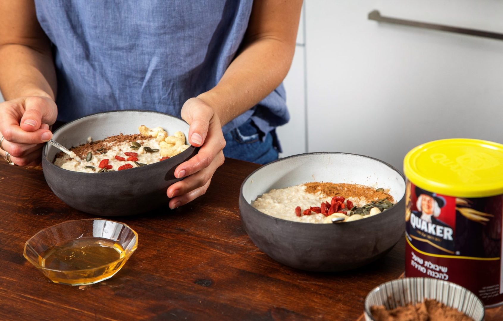 חמש דקות והיא מוכנה – דייסת קוואקר נפלאה!