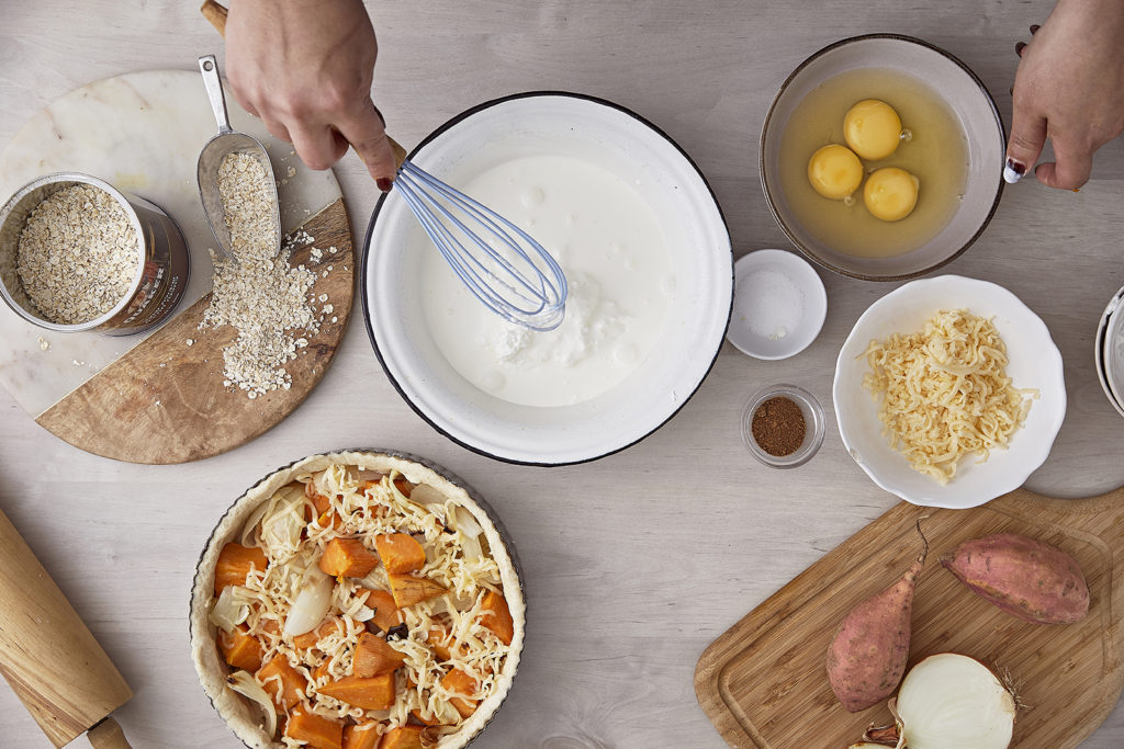 שלב שני  - קיש בטטות ובצל של יונית צוקרמן