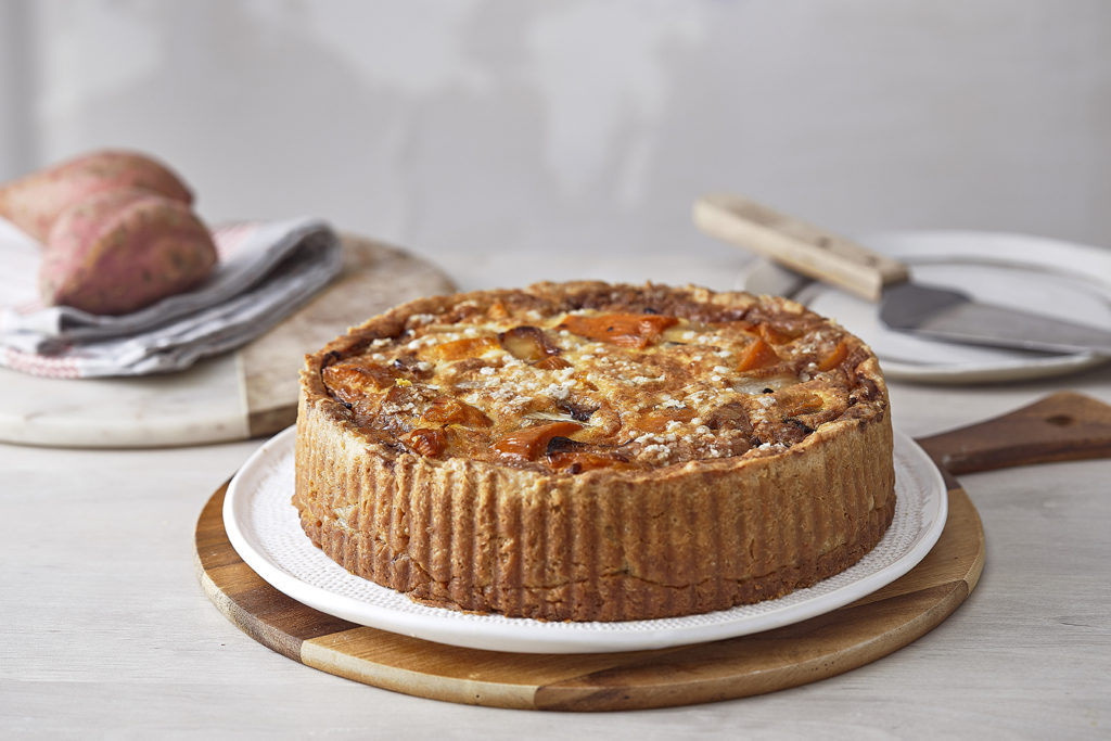 שלב רביעי  - קיש בטטות ובצל של יונית צוקרמן