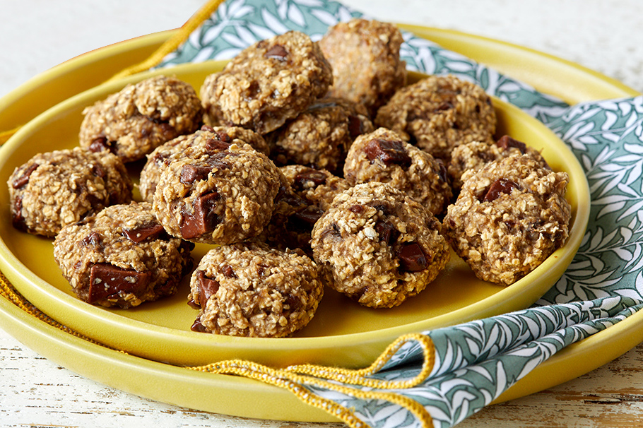 עוגיות בננה, קוואקר ושוקולד מ-3 מצרכים