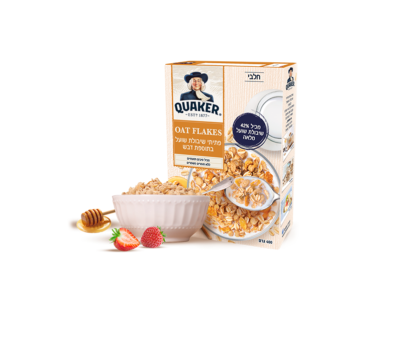 דגני בוקר OAT FLAKES בתוספת דבש