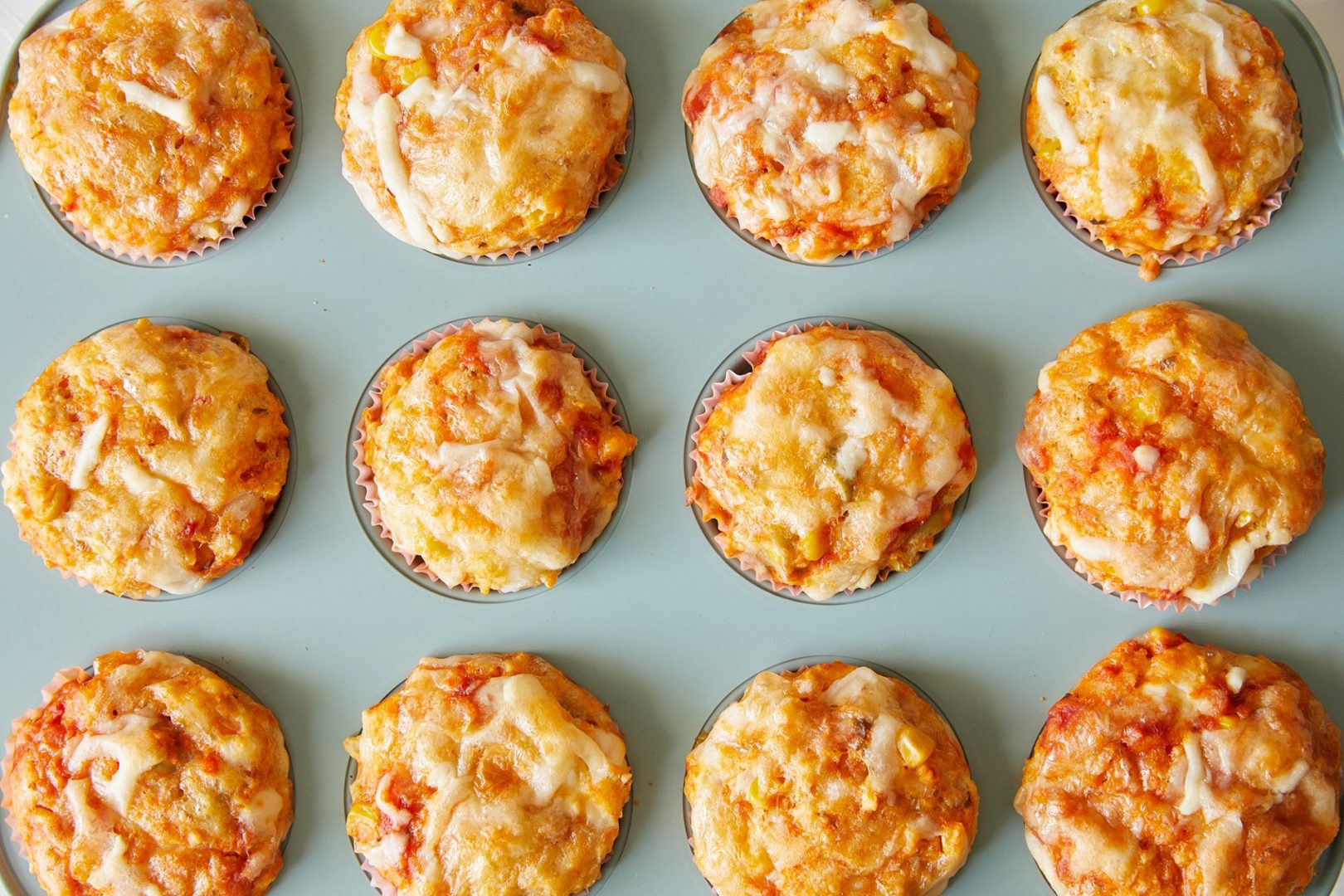 מאפינס פיצה עם קוואקר