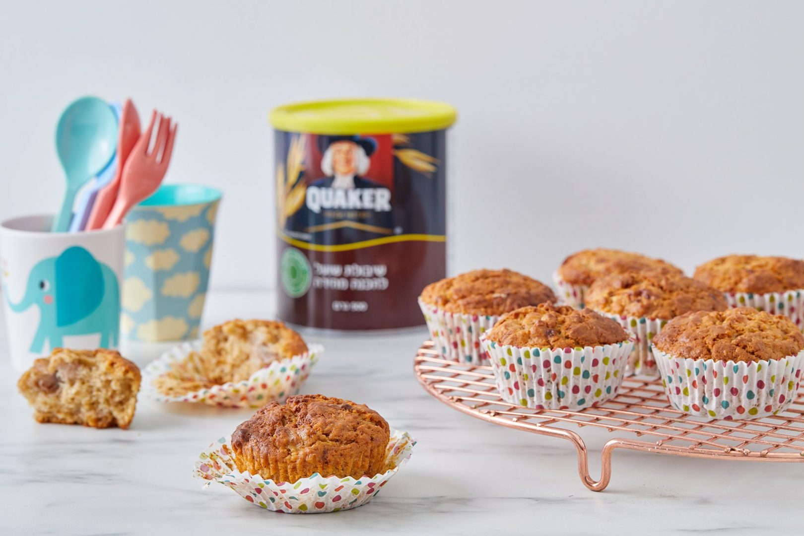 מאפינס בננה וקוואקר
