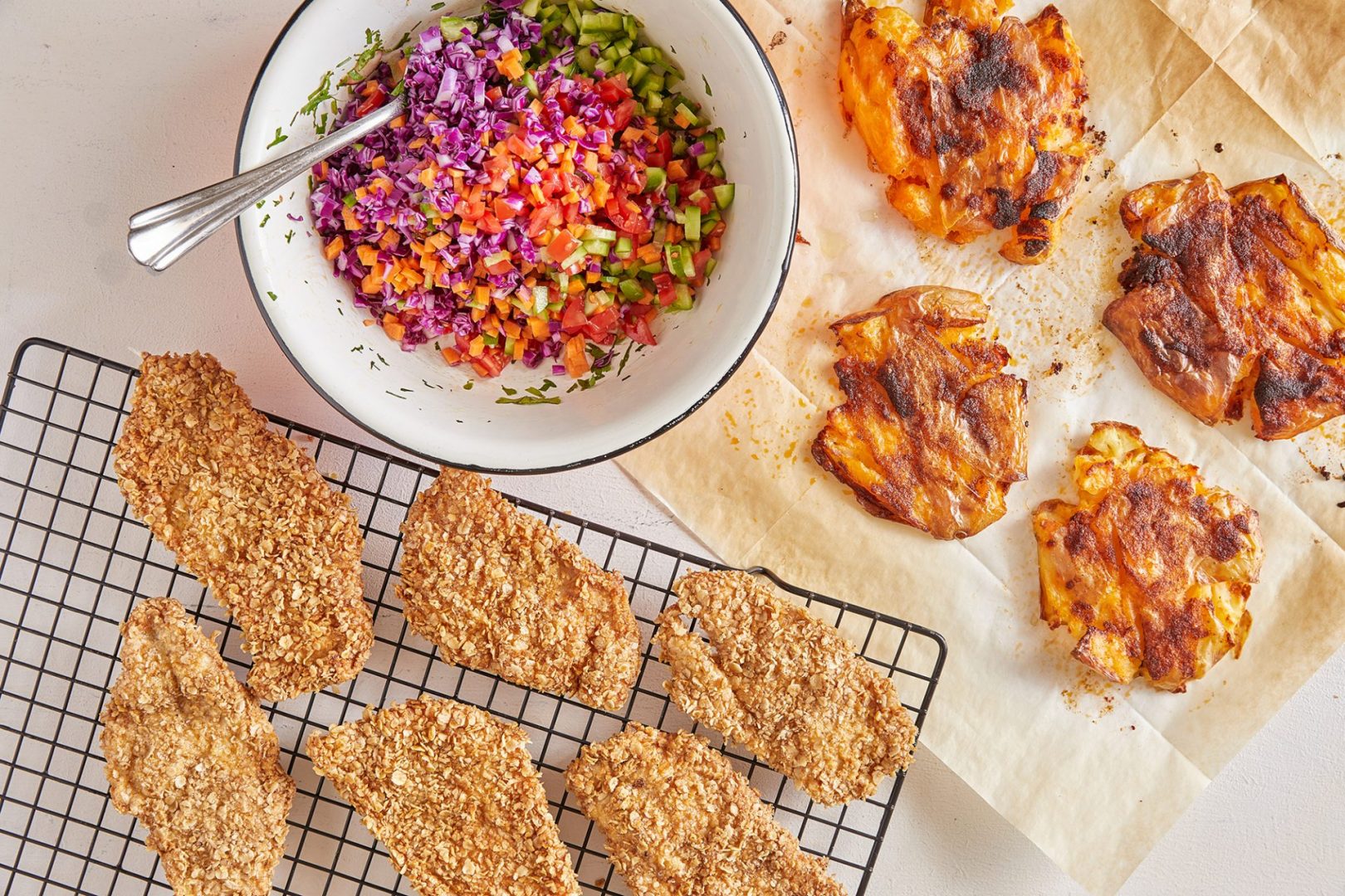 שניצל בציפוי קוואקר