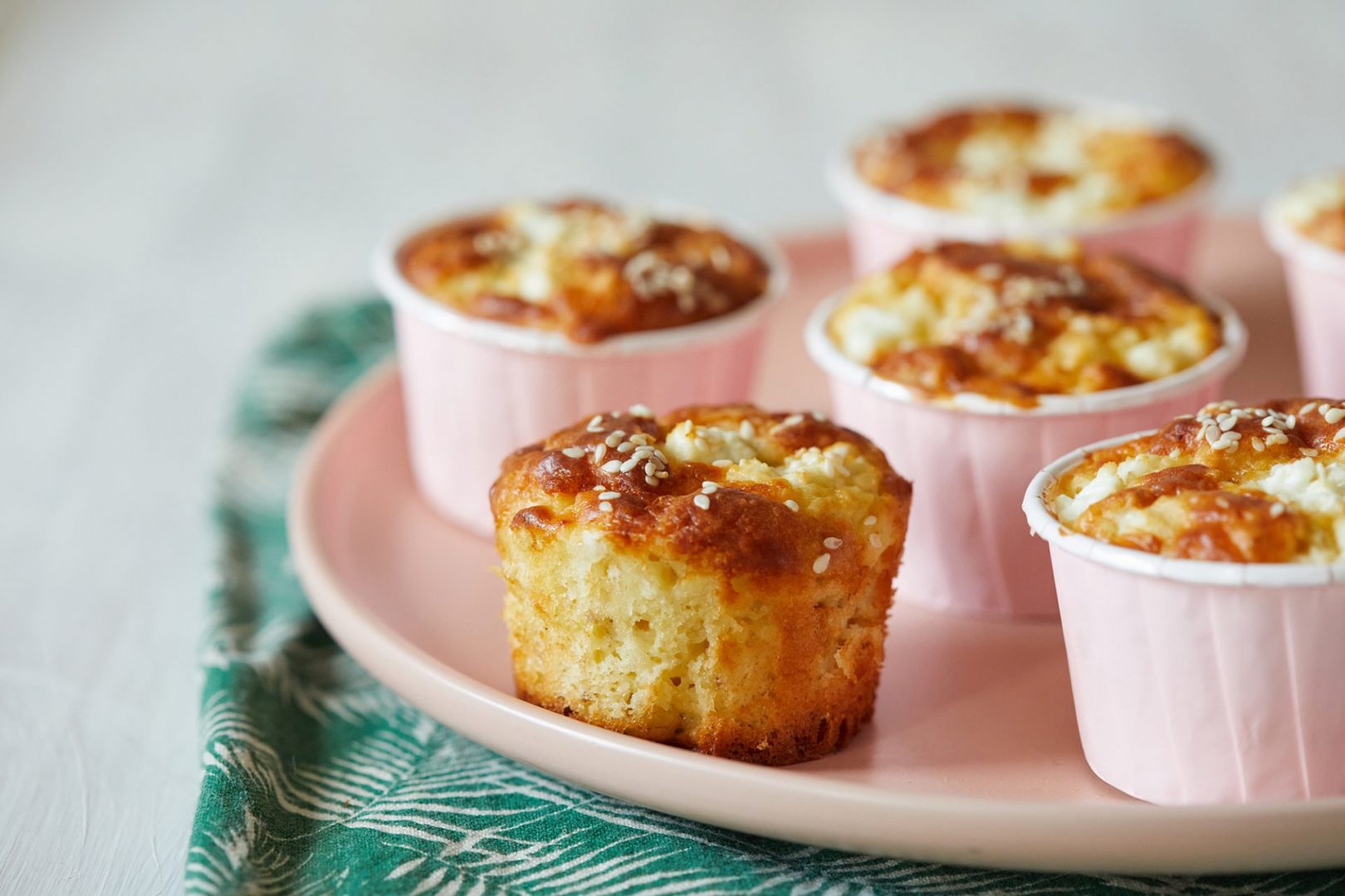 מאפינס גבינות עם קוואקר