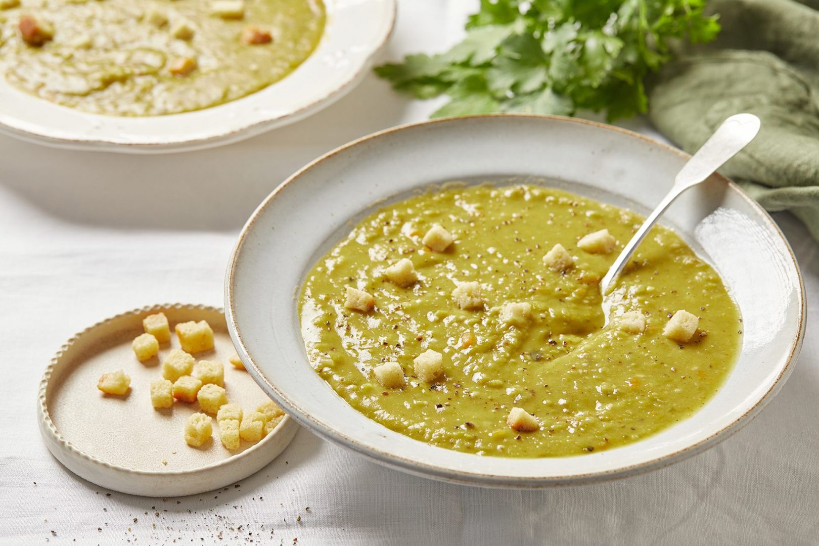 מרק אפונה וקוואקר