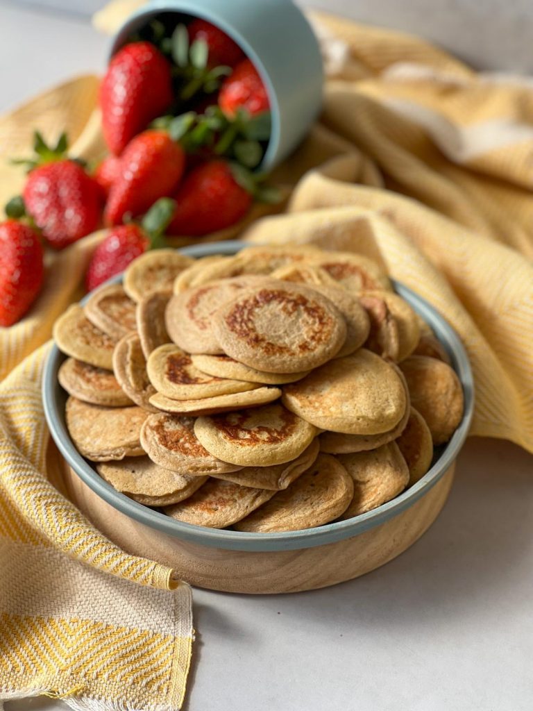 מיני פנקייק בננה וקוואקר