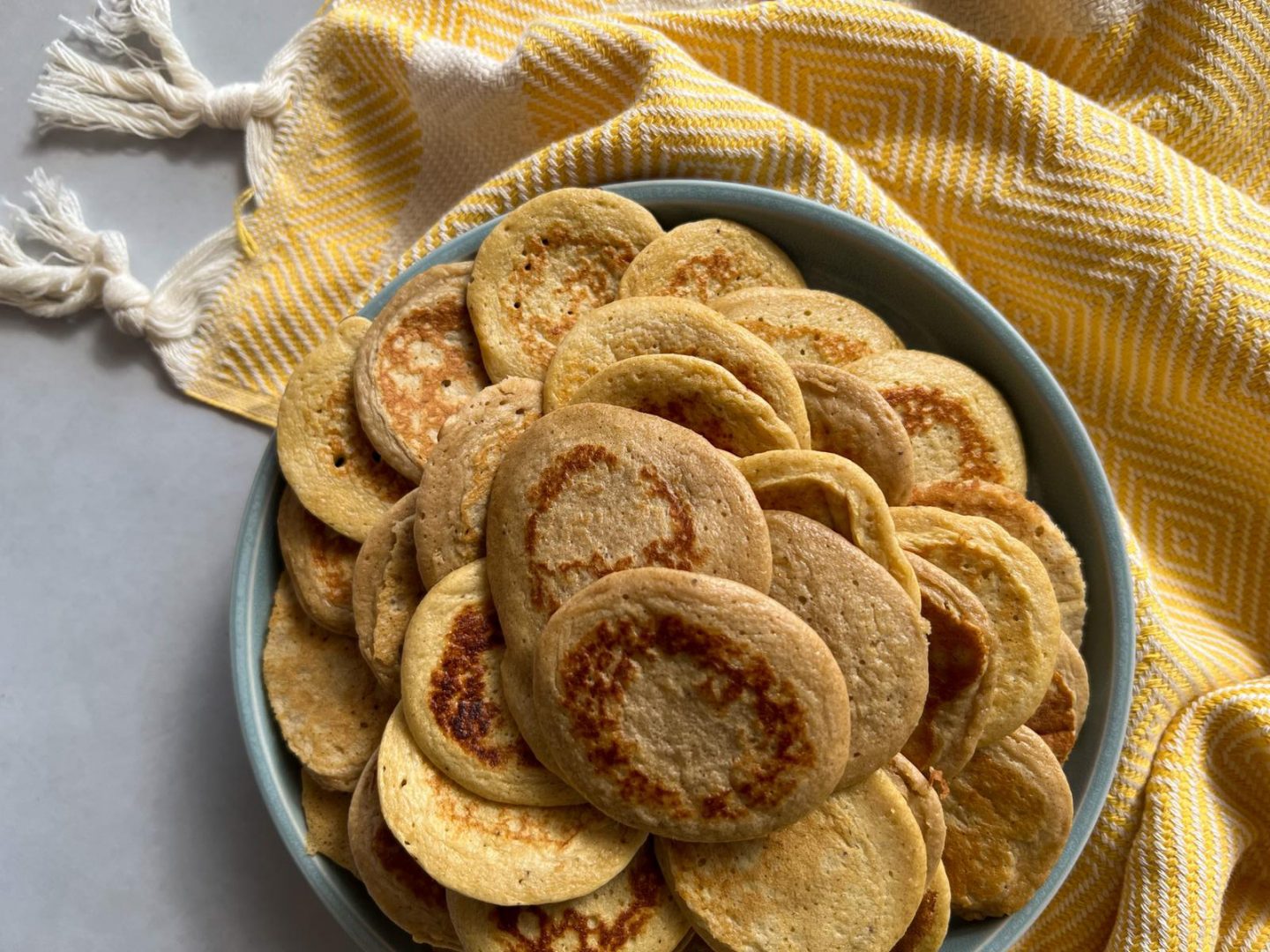 מיני פנקייק בננה וקוואקר