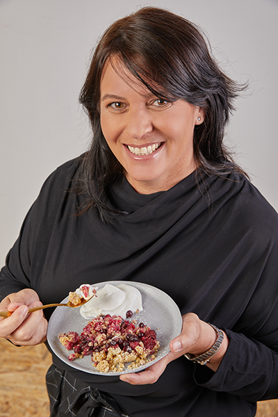 קראמבל קוואקר ופירות יער 