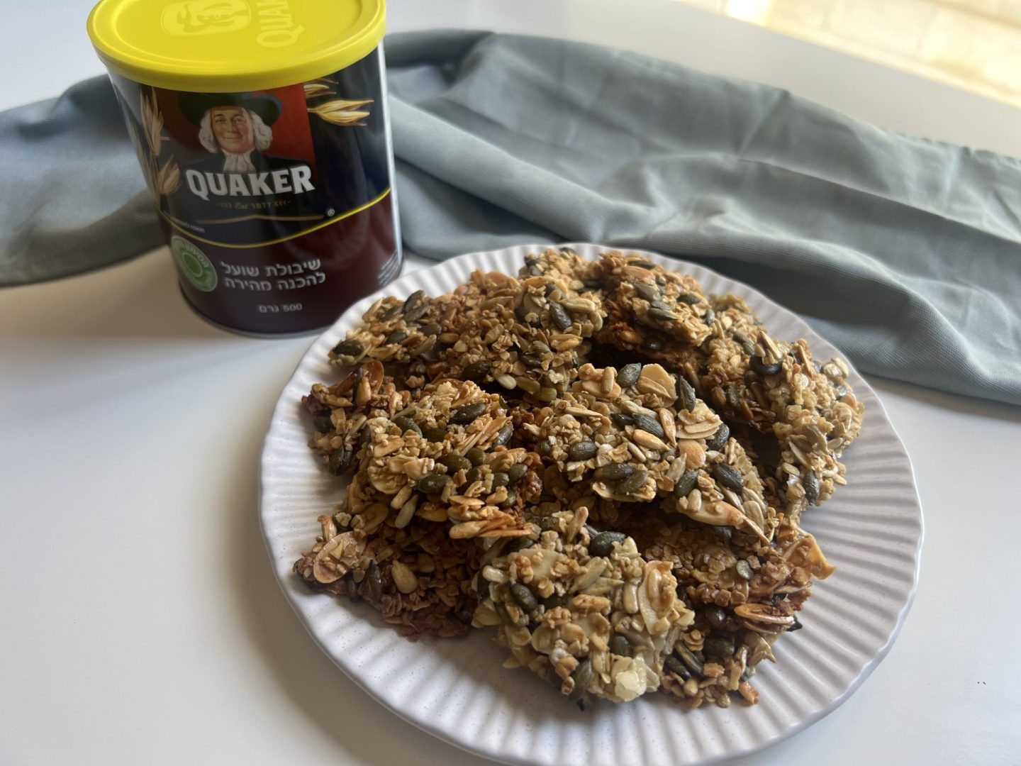 עוגיות פיצוחים וקוואקר