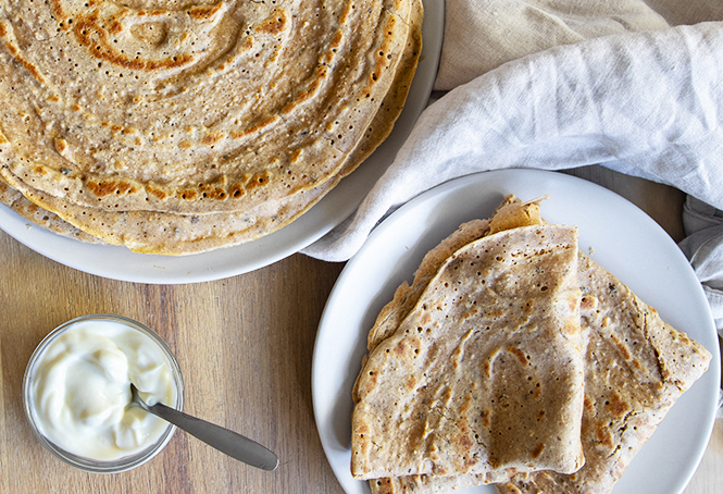 טורטיות בטטה וקוואקר
