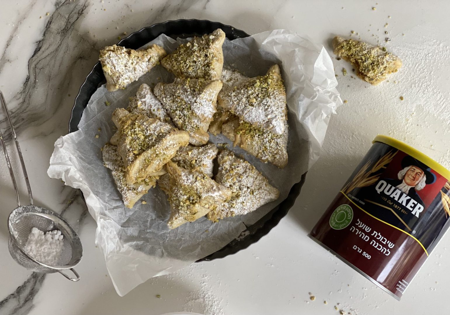 אוזני המן פיסטוק וקוואקר