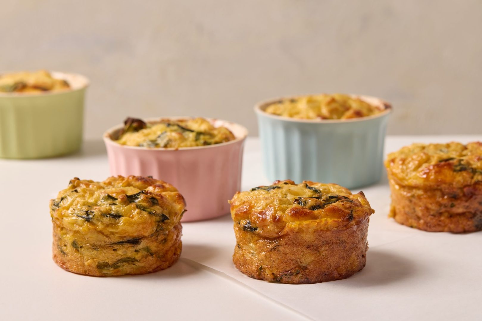 מאפינס תרד וגבינות עם קוואקר