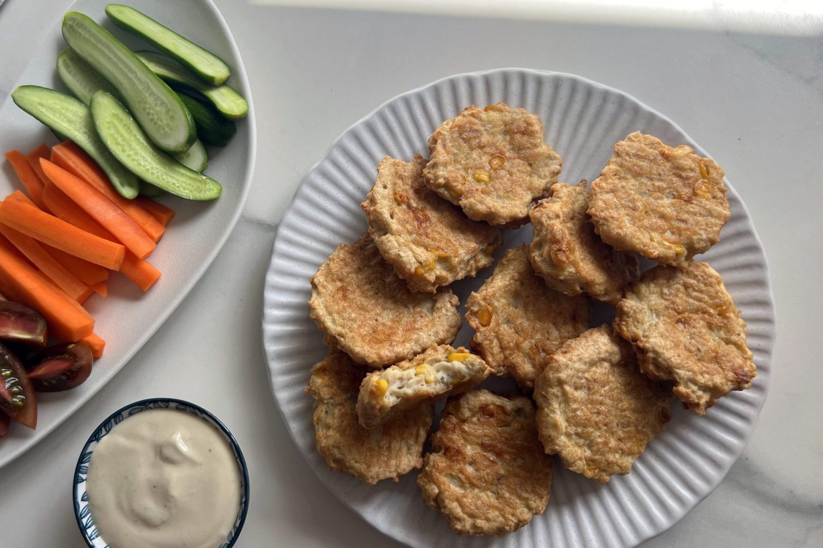 קציצות עוף ותירס אפויות