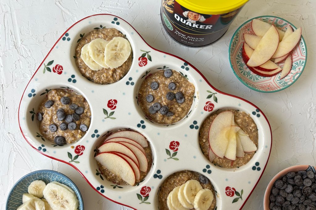 כוסות מאפינס שיבולת שועל