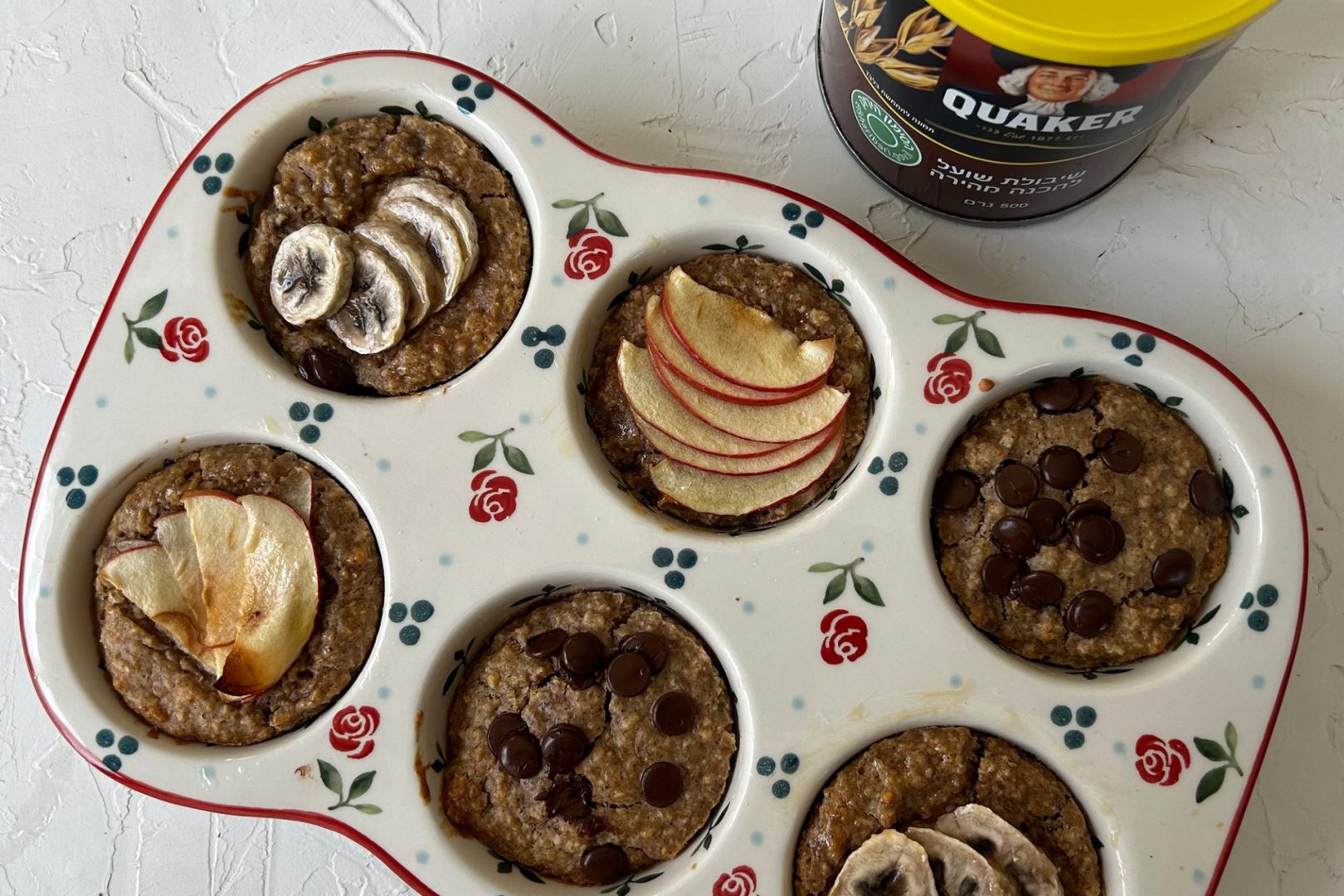 כוסות מאפינס שיבולת שועל