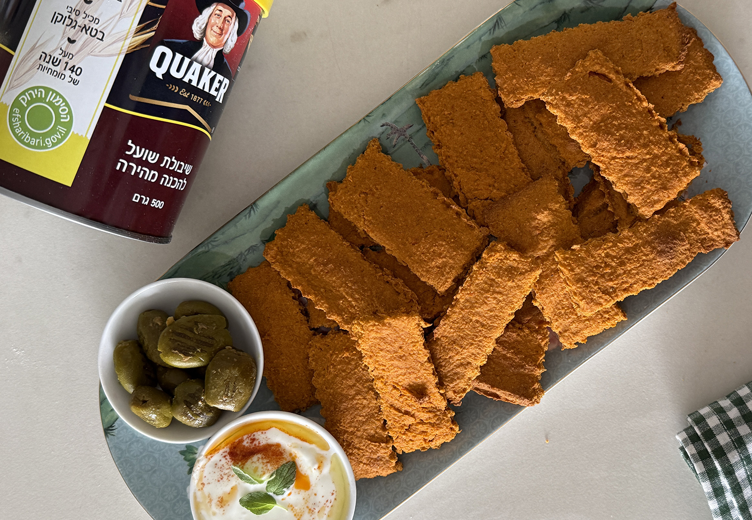 קרקר קוואקר מ-2 מצרכים